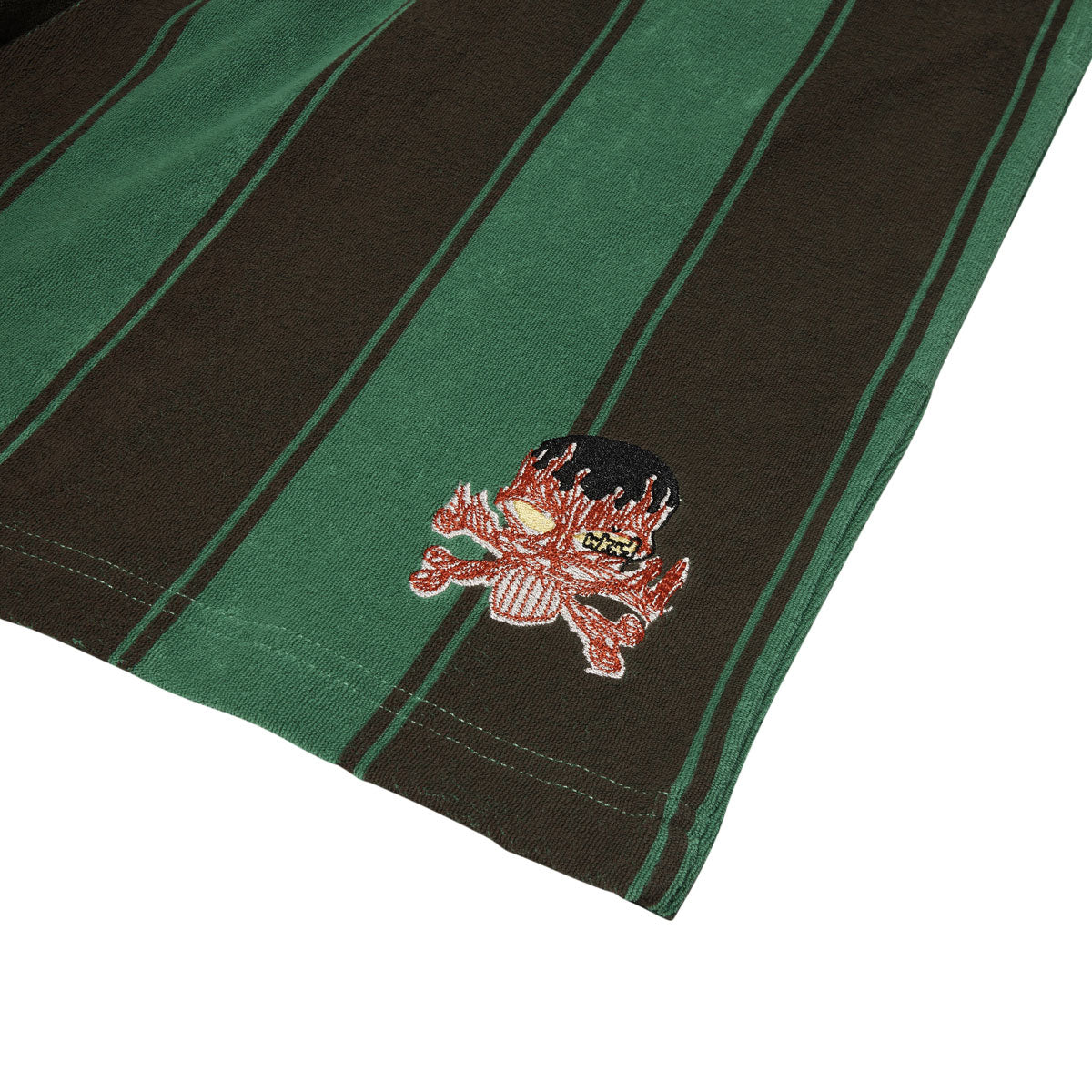 WKND Jim Shorts - Brown/Green image 3