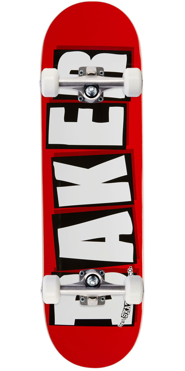 Baker Brand Logo Skateboard Complete - White - 8.60" – CCS