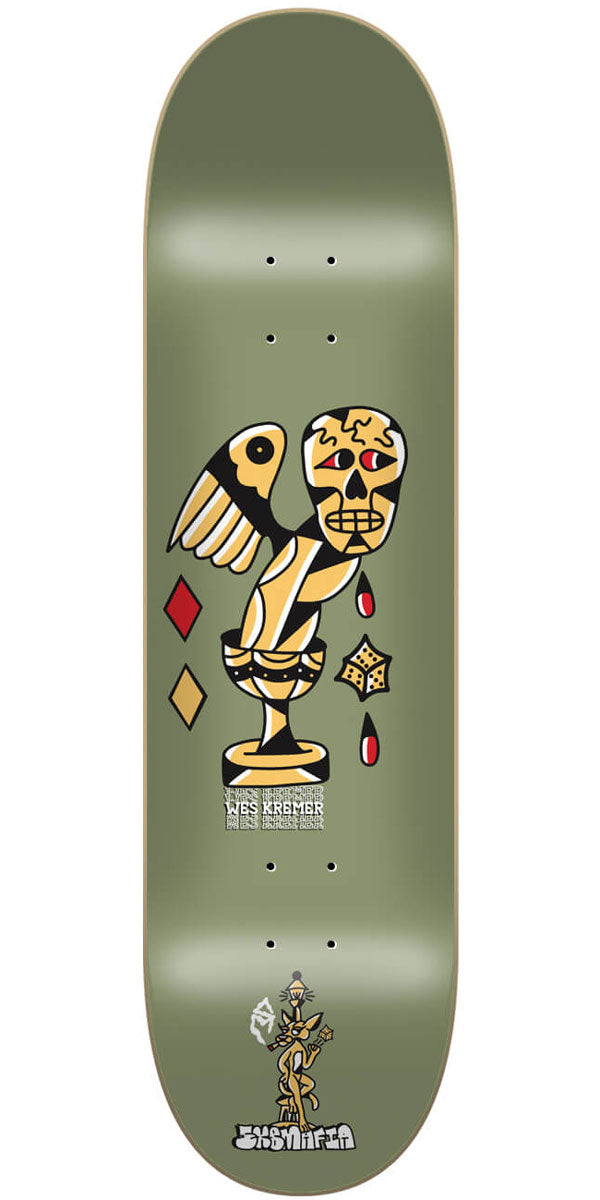 Sk8 Mafia Kremer Smug Skateboard Deck - 8.25