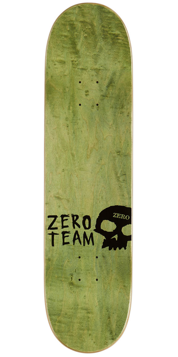 Zero Team Skull Skateboard Deck - 8.25
