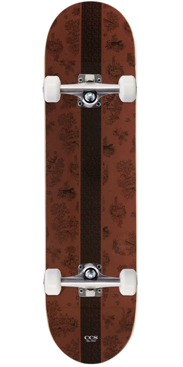 CCS Toile Skateboard Complete - Brown Root