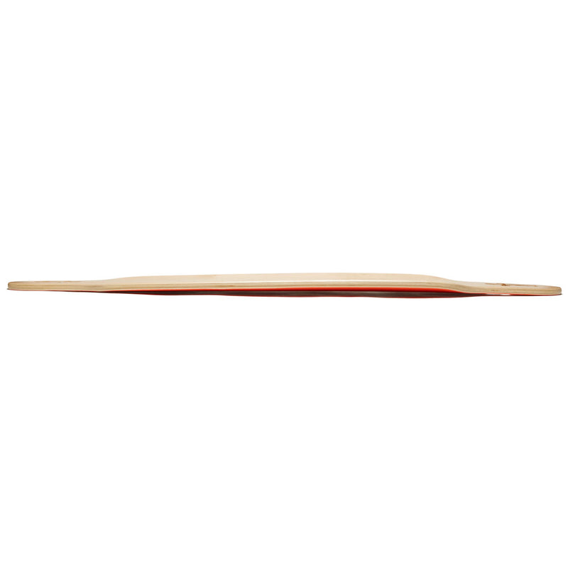 Daddies Logo Drop-Thru Longboard Complete - Orange