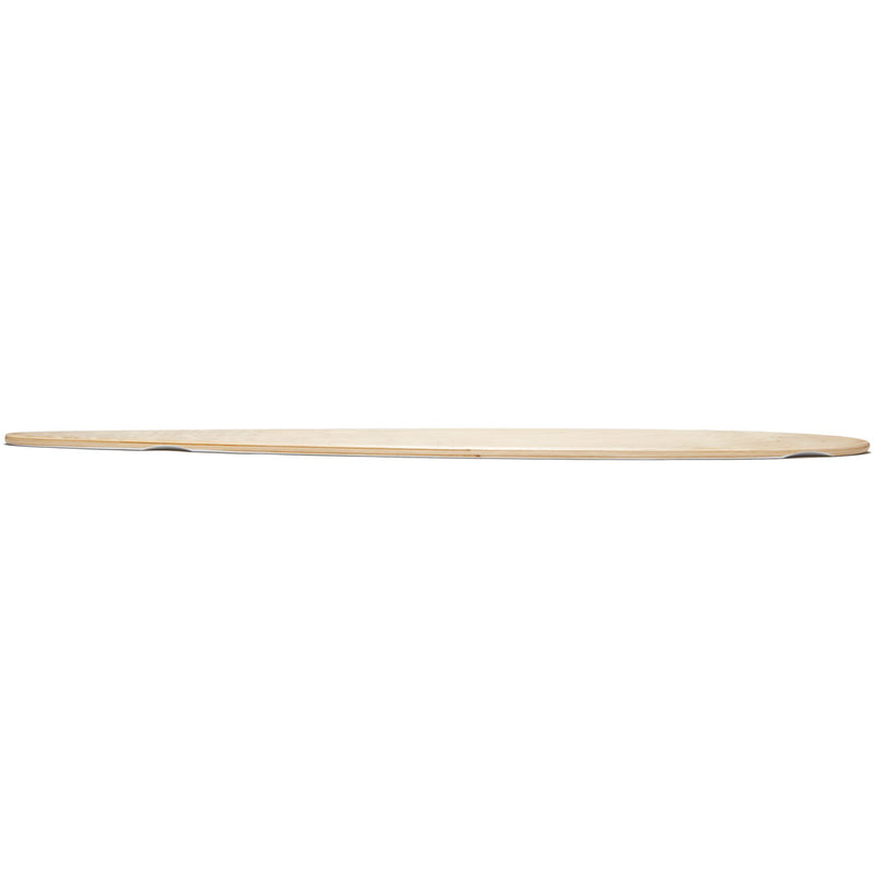 Daddies Logo Pintail Longboard Complete - White