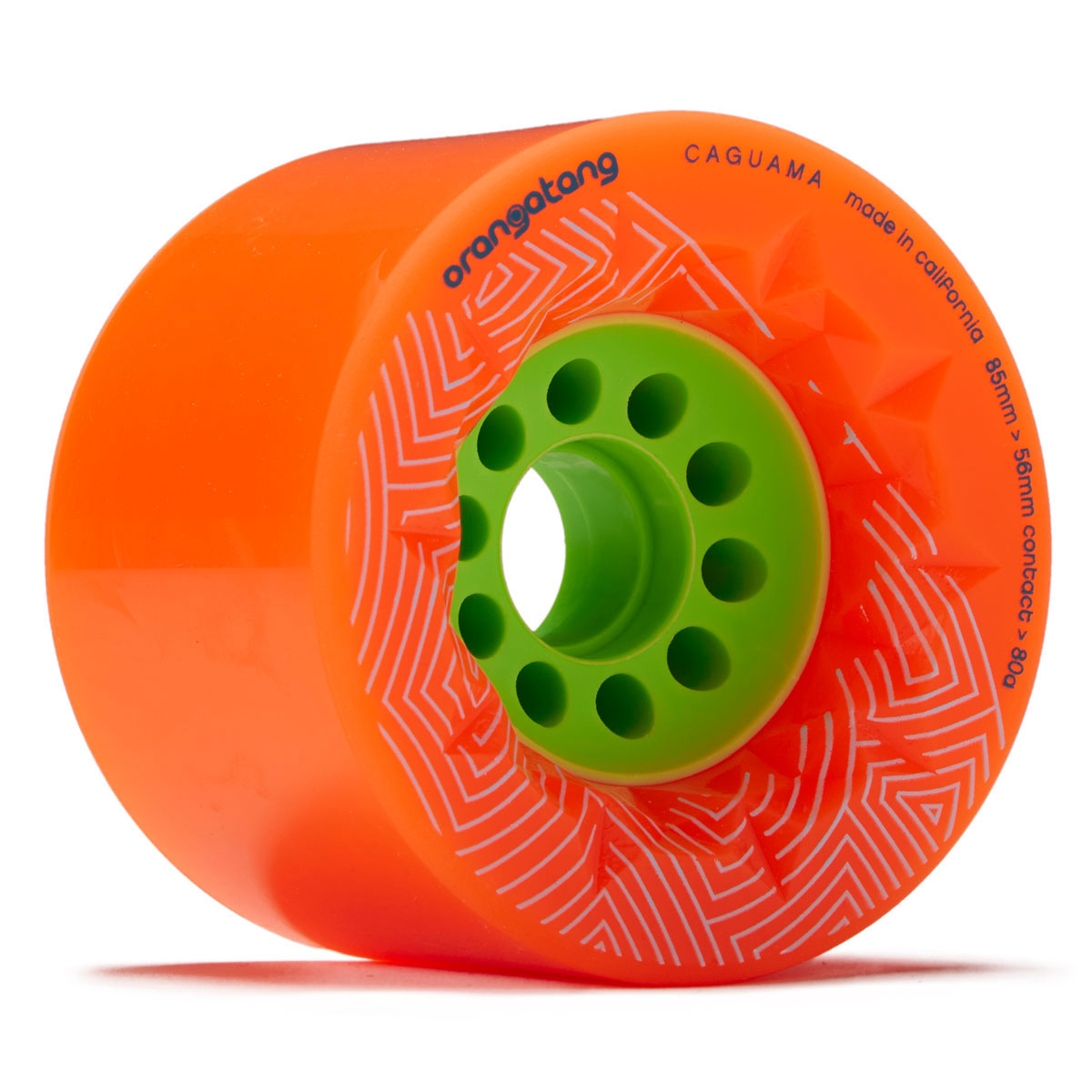 Orangatang Caguama Longboard Wheels - 85mm 80 Orange image 1