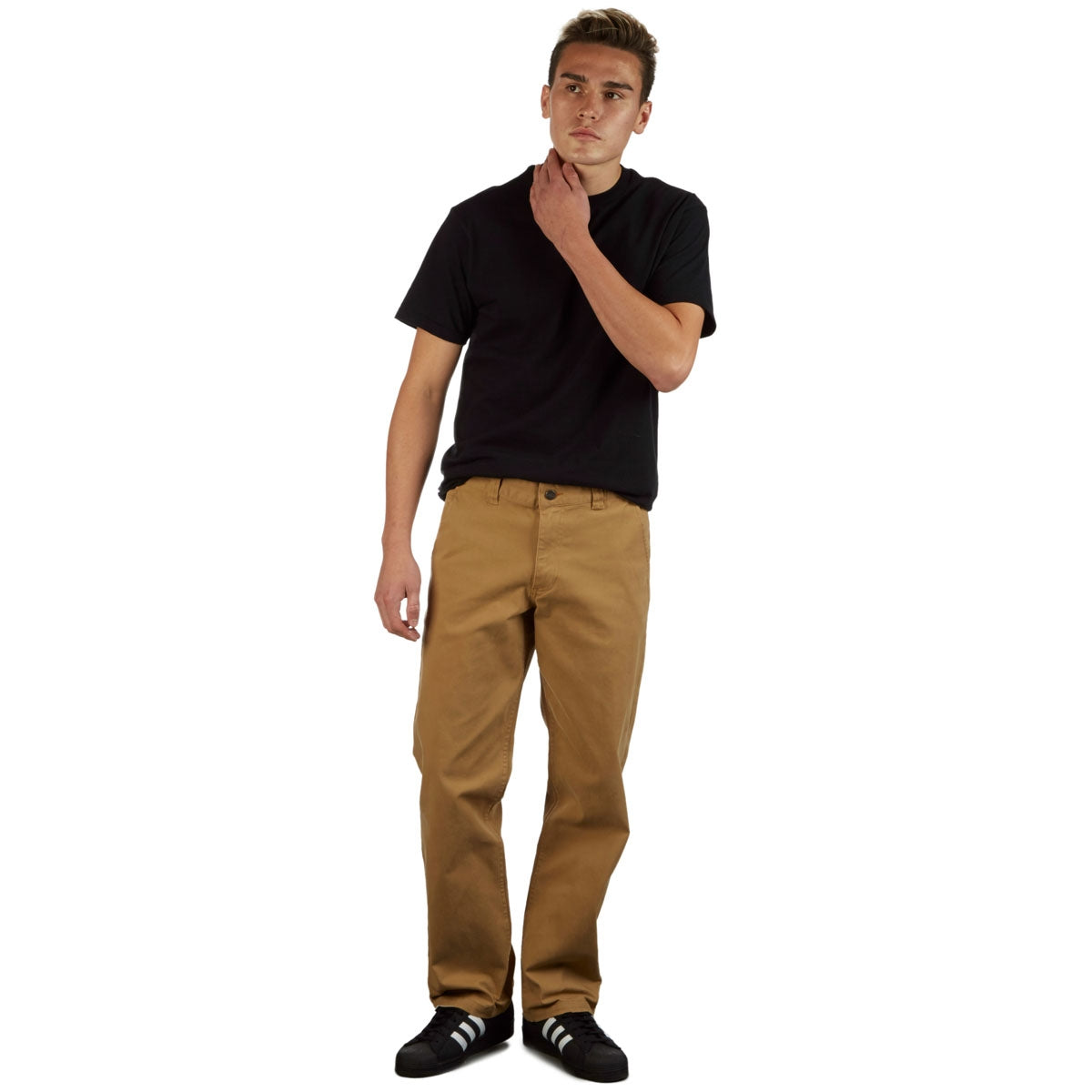 CCS Relaxed Stretch Chino Pants - Khaki image 3