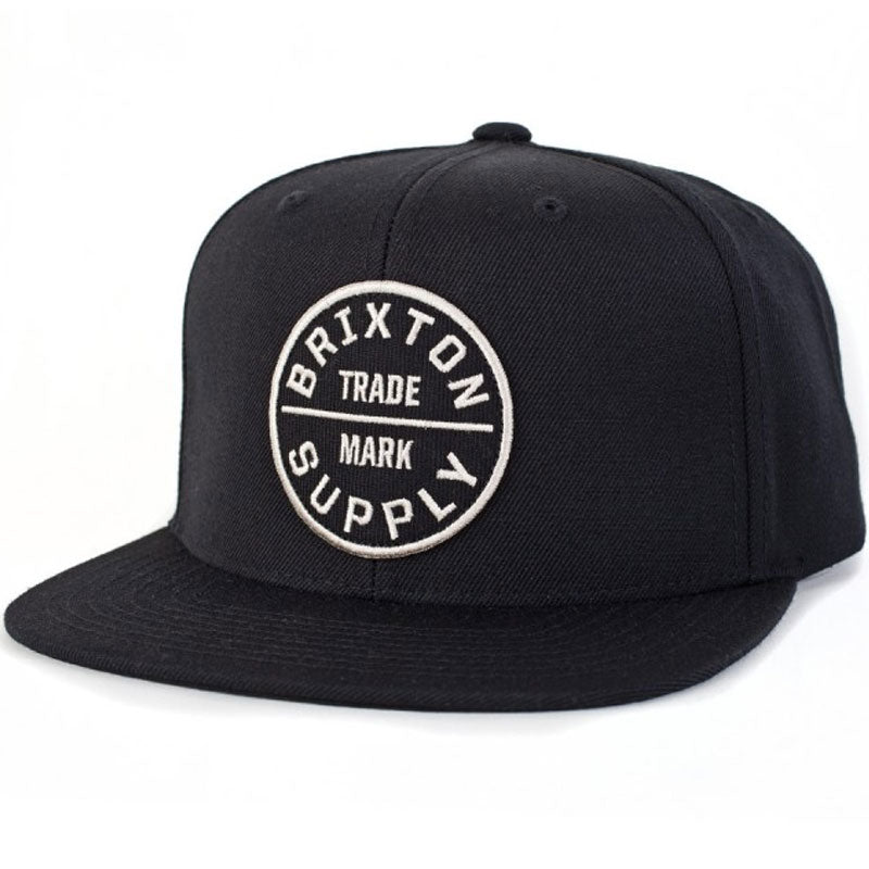 Brixton Oath III Snapback Hat - Black image 1