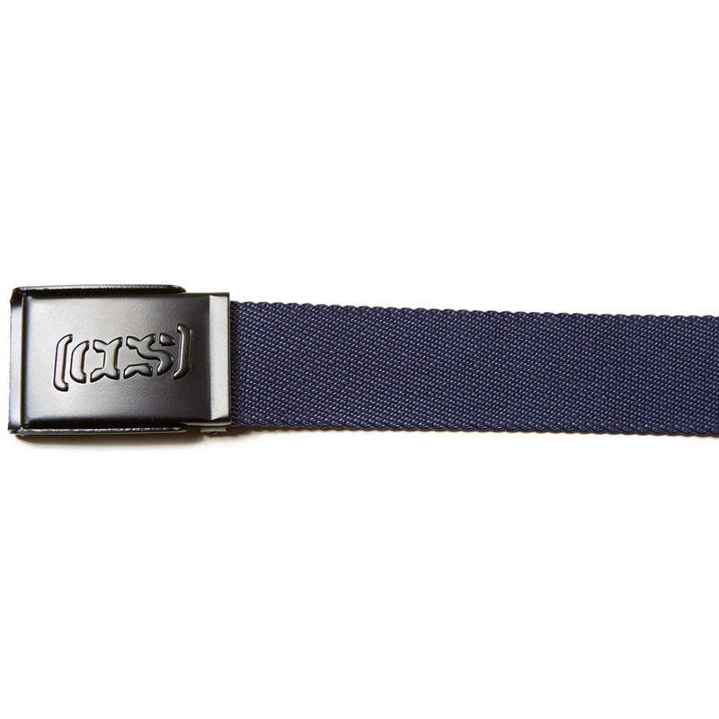 CCS Black Logo Buckle Belt - Navy