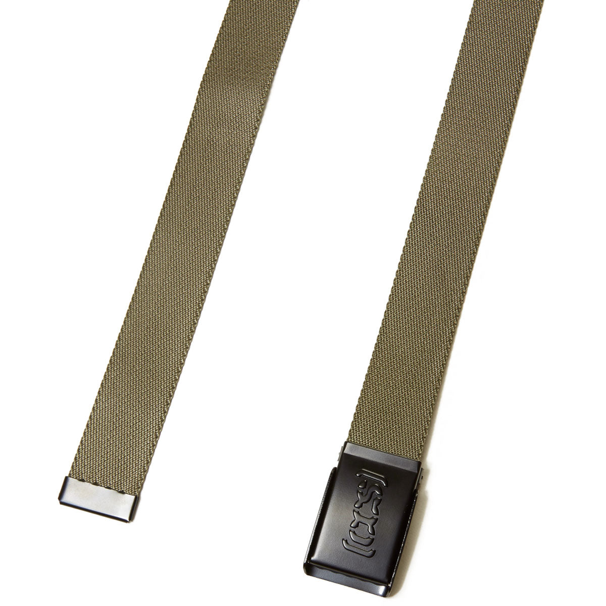 CCS Black Logo Buckle Belt - Olive image 2