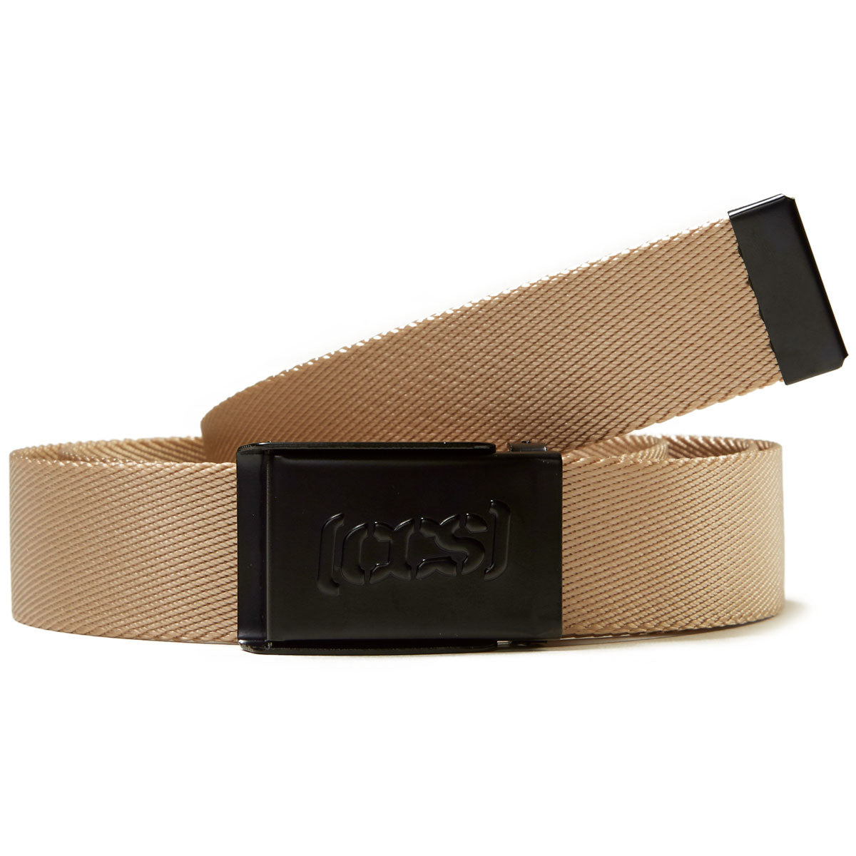 CCS Black Logo Buckle Belt - Tan image 1