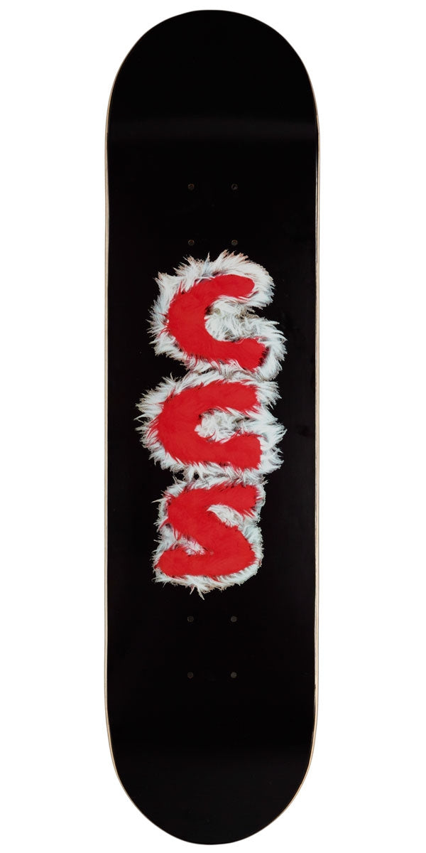 CCS Furry Letters Skateboard Deck - Black image 1