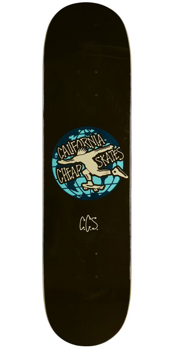 CCS Globe Skateboard Deck - Black - 8.50