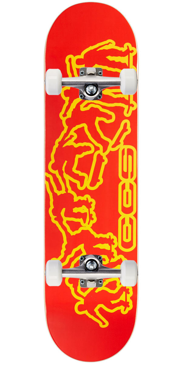 CCS Kickflip 2000 Skateboard Complete - Red - 8.25