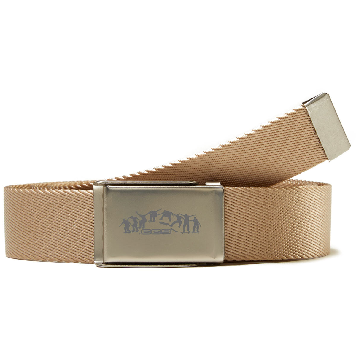 CCS Silver Kickflip Buckle Belt - Tan image 1