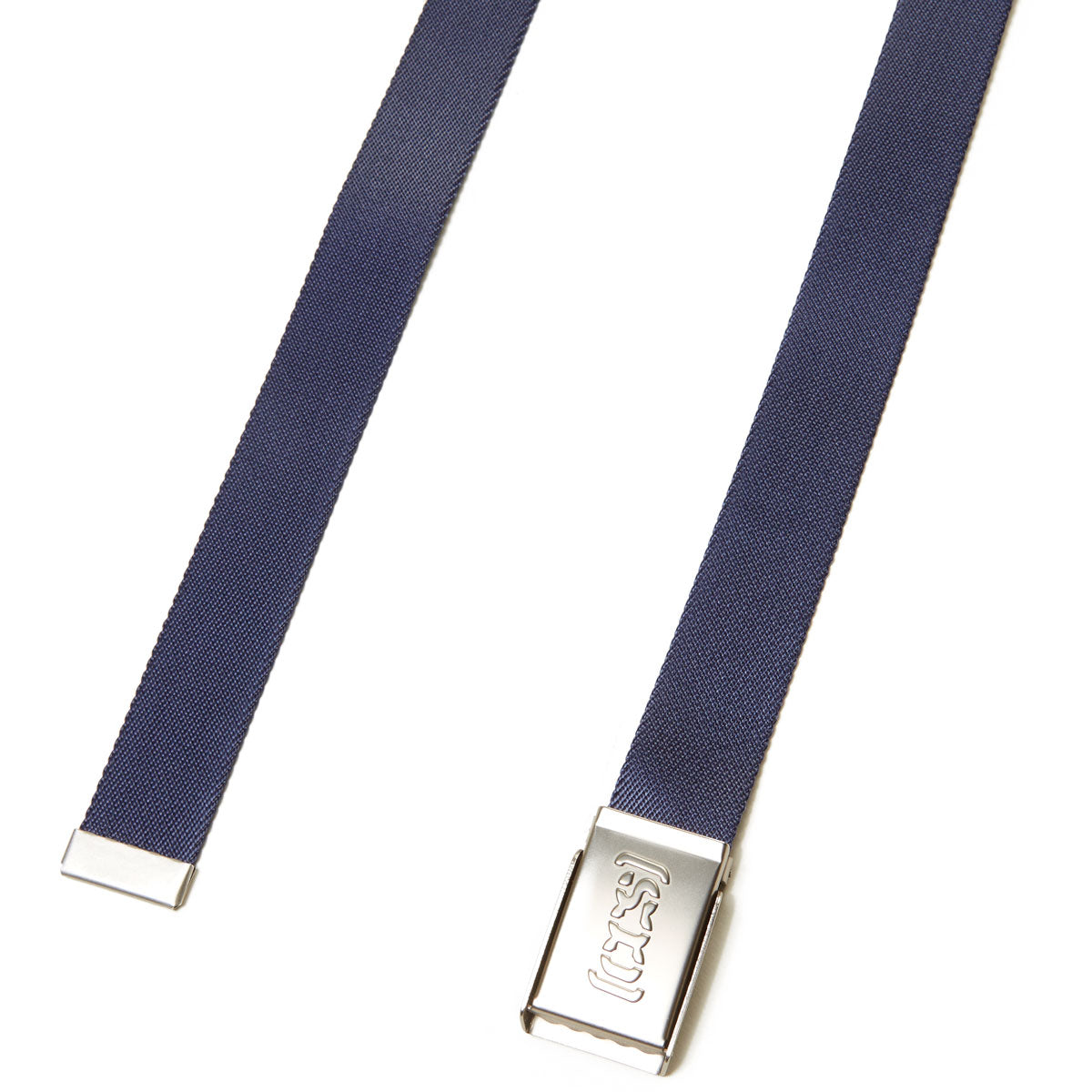 CCS Silver Logo Buckle Belt - Navy image 2