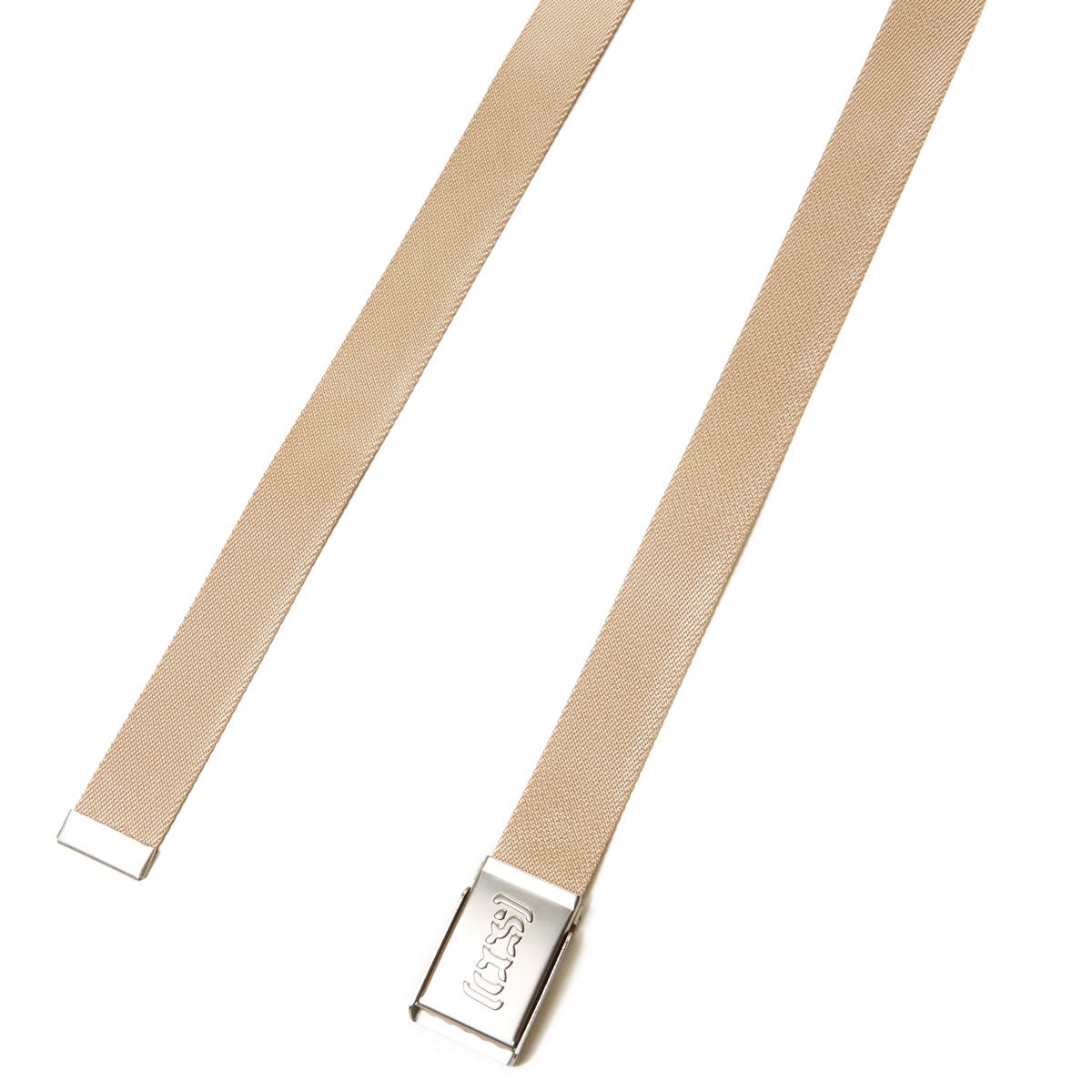 CCS Silver Logo Buckle Belt - Tan image 2