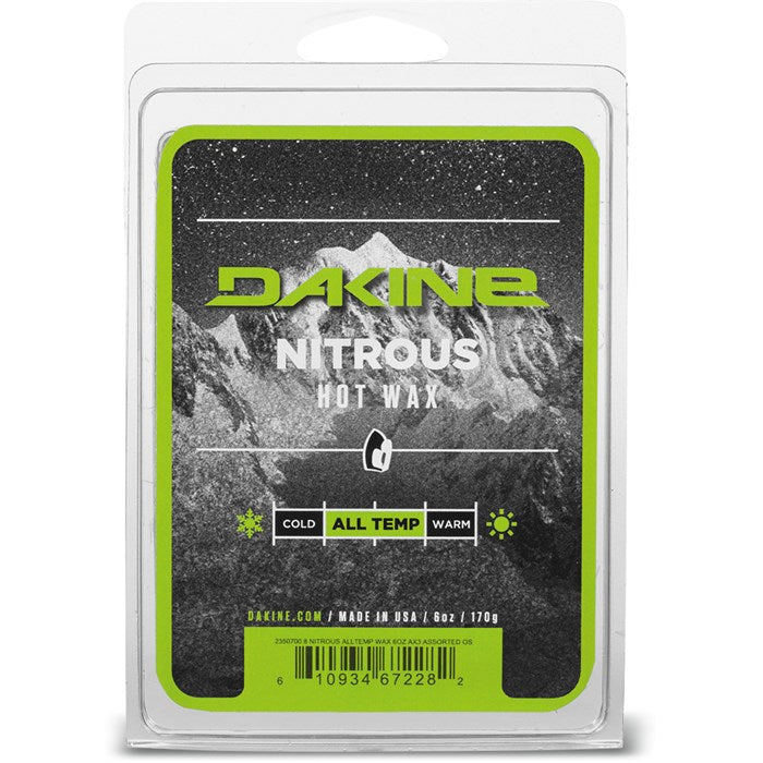 Dakine Nitrous All Temp Large Snowboard Wax - 6.0 Oz – CCS