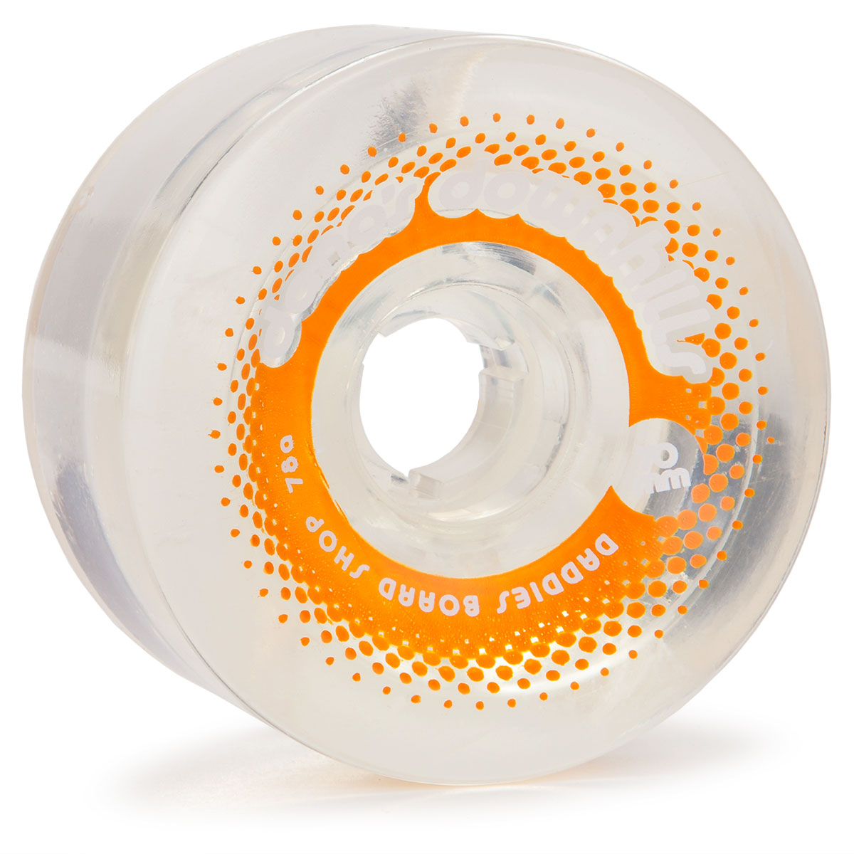 Dano's Downhills Longboard Wheels 70mm - 78a Clear image 1