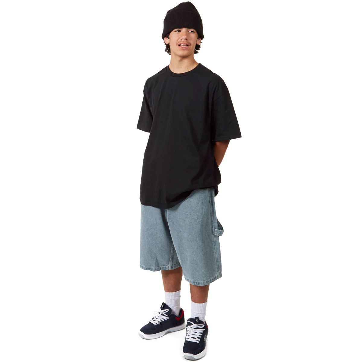 CCS Hammer Loop Jean Shorts - Bleach Wash image 3