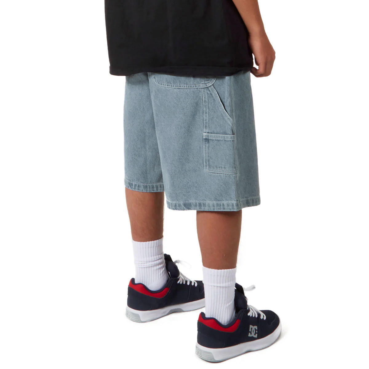 CCS Hammer Loop Jean Shorts - Bleach Wash image 5