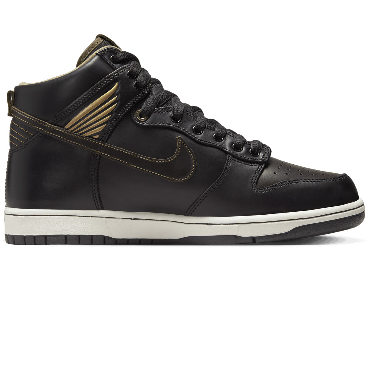 Nike SB Dunk High OG Pawnshop Shoes - Black/Black/Metallic Gold – CCS