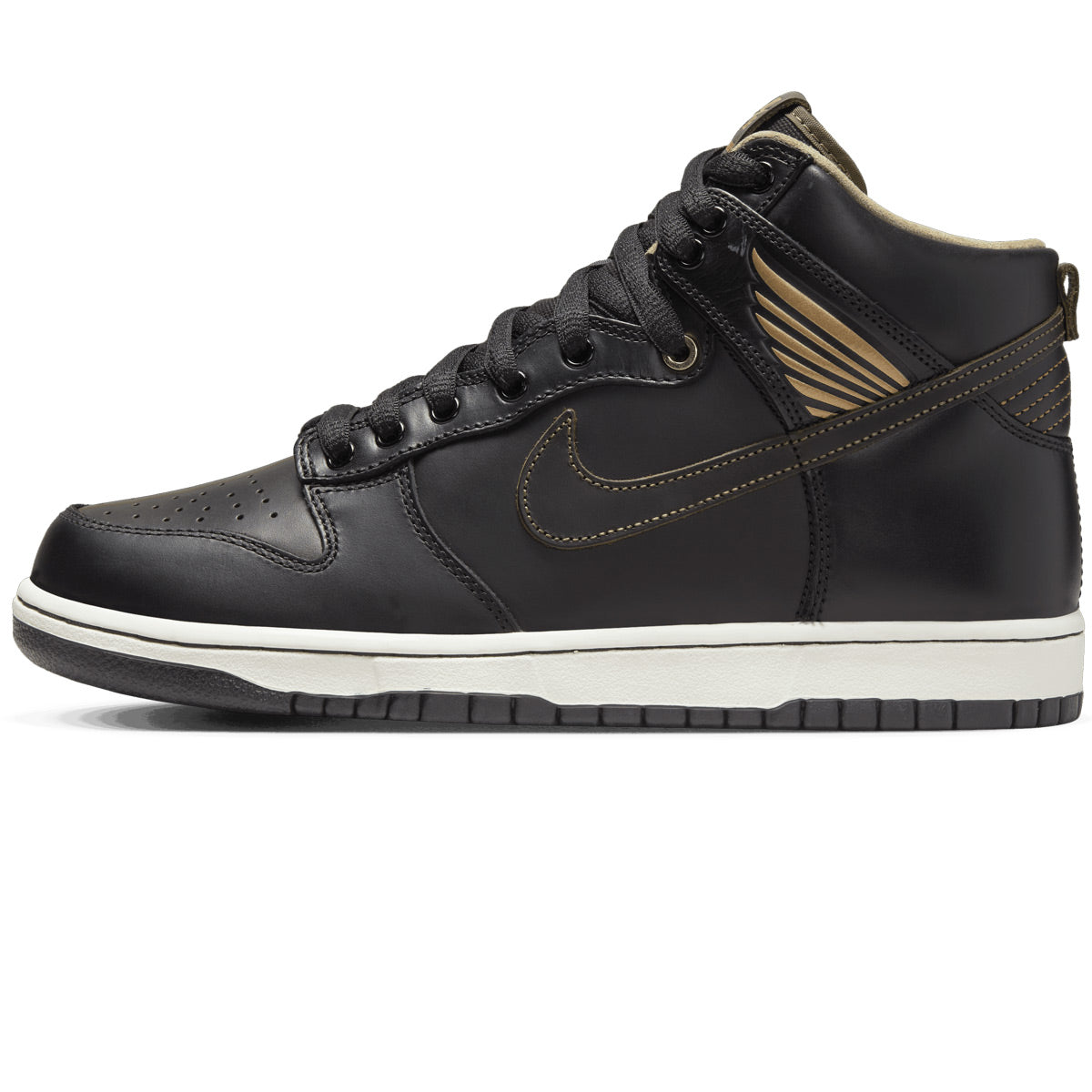 Nike SB Dunk High OG Pawnshop Shoes - Black/Black/Metallic Gold – CCS
