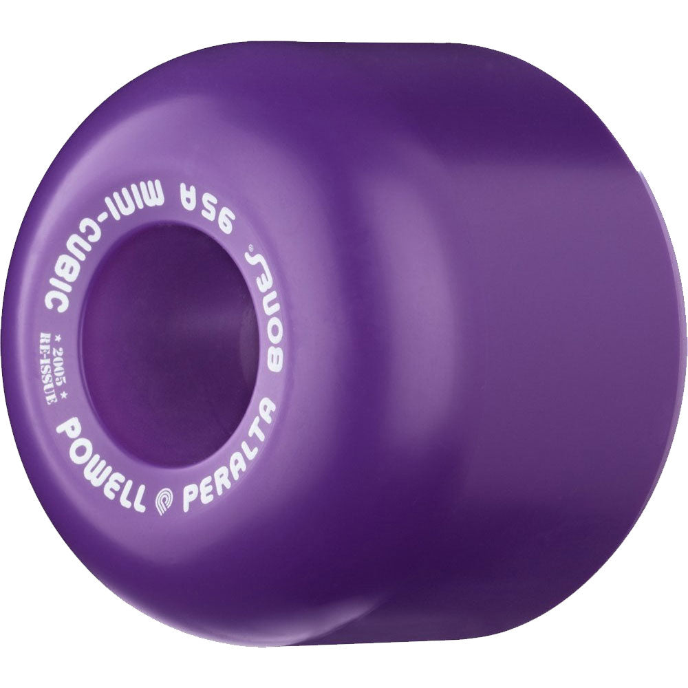 Powell-Peralta Mini Cubics 95A Skateboard Wheels - Purple - 64mm image 1