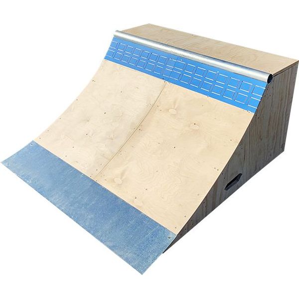 OC Ramps Brad McClain Blue Tile Quarter Pipe Ramp image 1