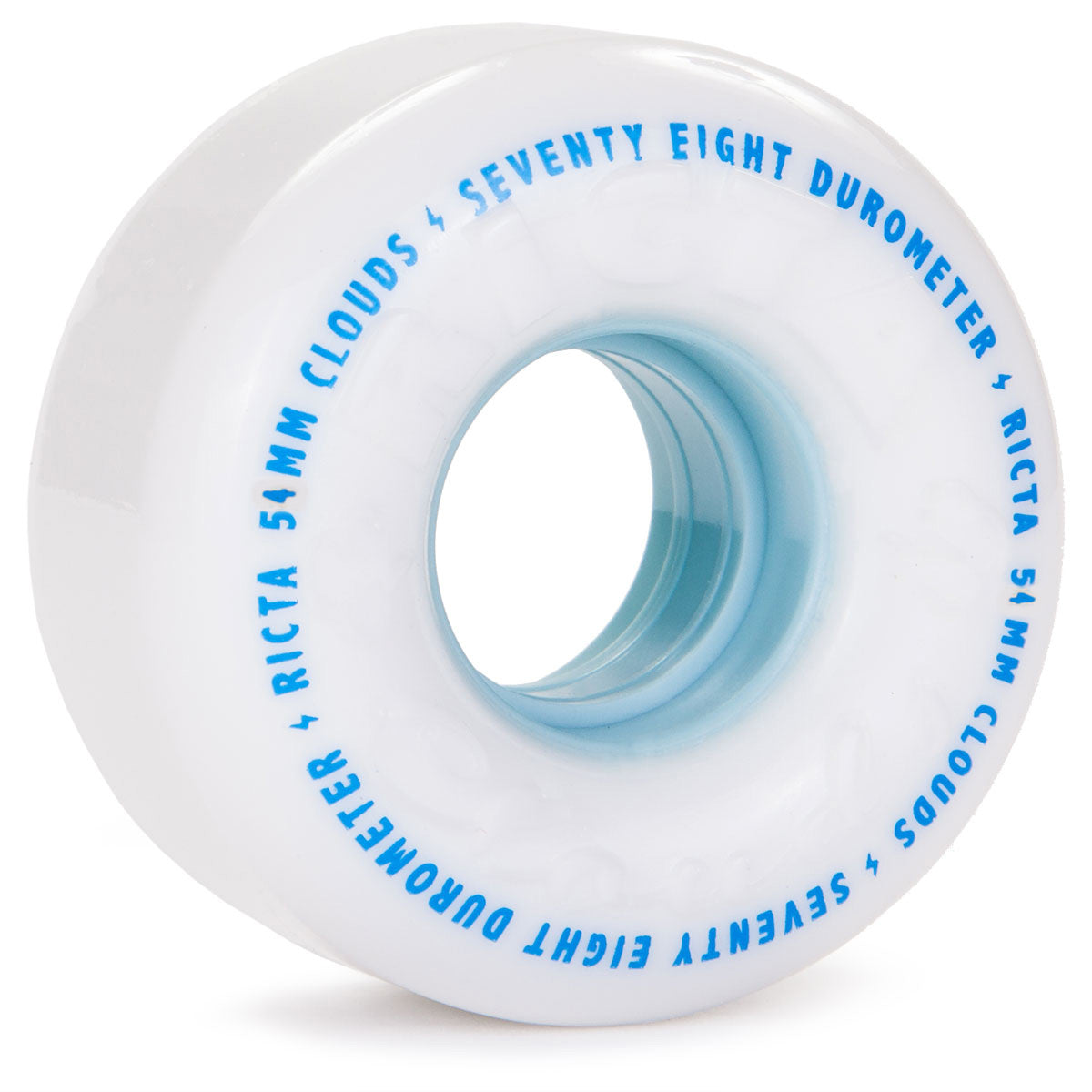 Ricta Clouds 78a Skateboard Wheels - White - 54mm image 1