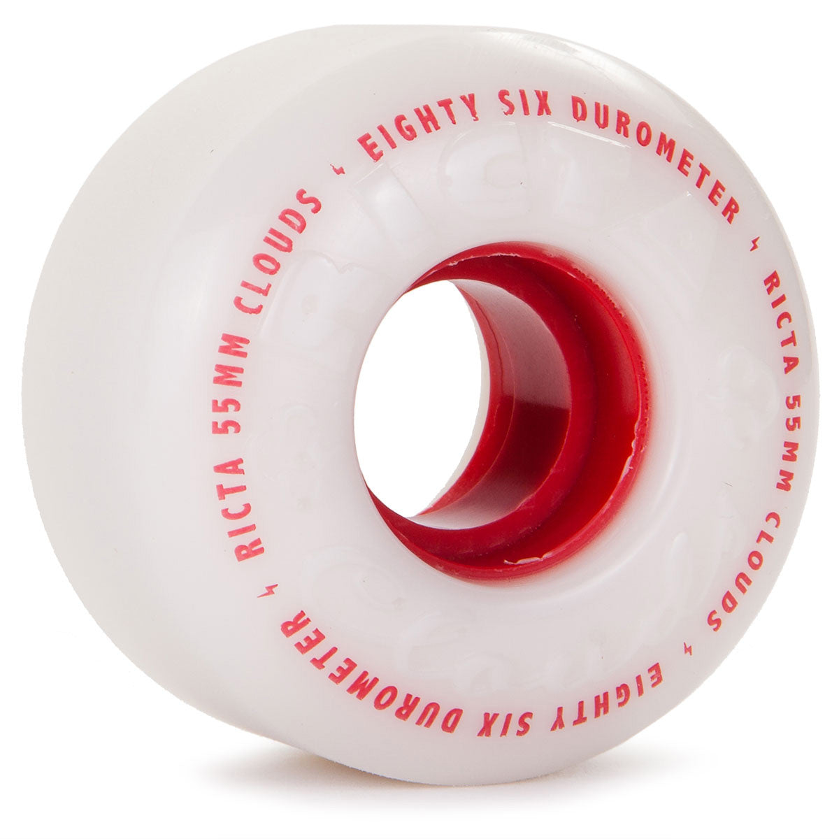 Ricta Clouds 86a Skateboard Wheels - Red - 55mm image 1
