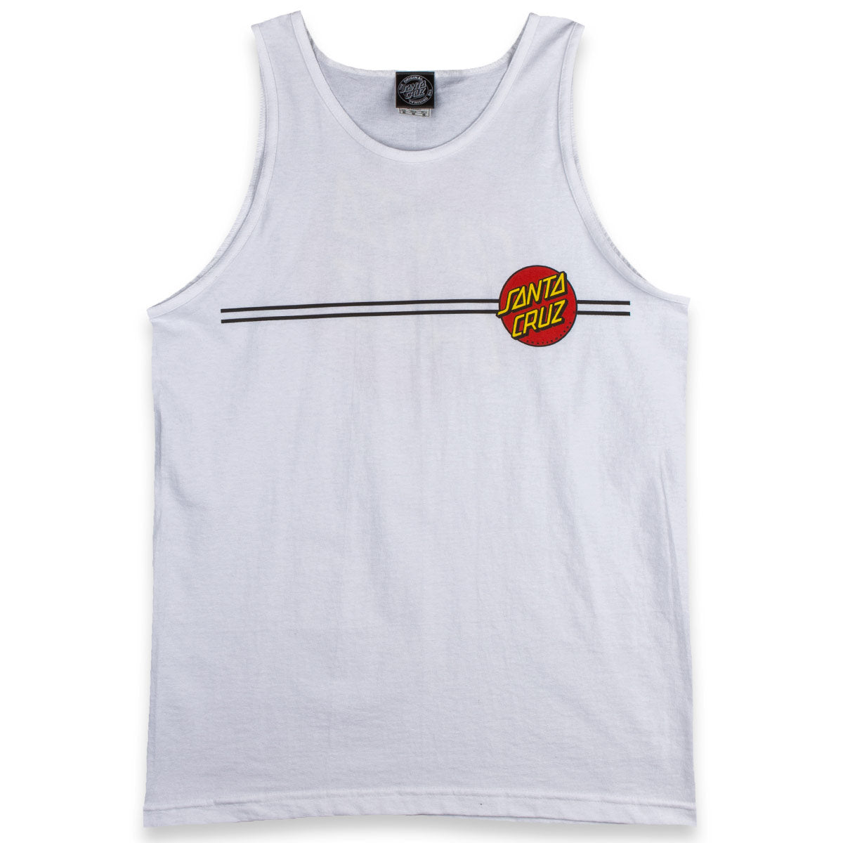 Santa Cruz Classic Dot Tank Top - White image 1