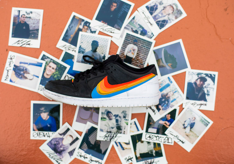 100 Kickflips in the Nike SB Polaroid Dunk Low