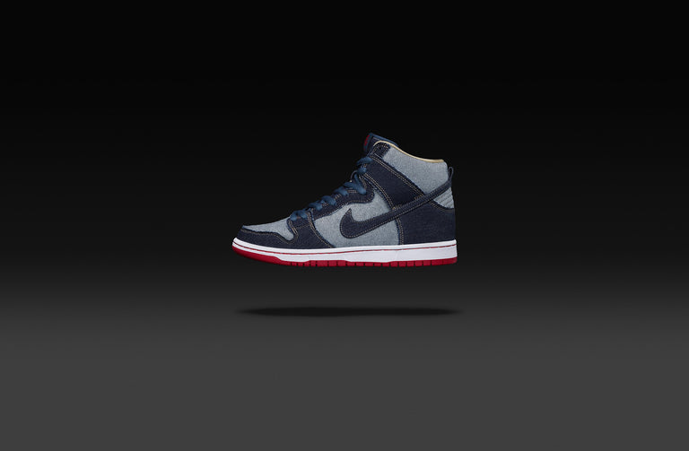 Canadian Dunk-Cedo: SB Denim Dunk High TRD Shoes