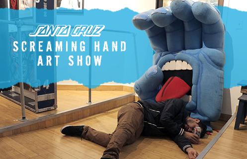 Santa Cruz Screaming Hand Art Show