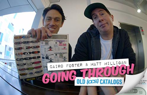 Cairo Foster And Matt Milligan Going Through Old Catalogs
