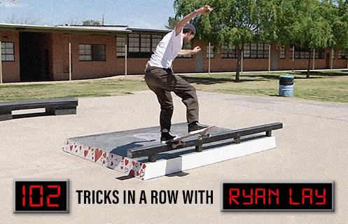Ryan Lay and A 102 Trick Line