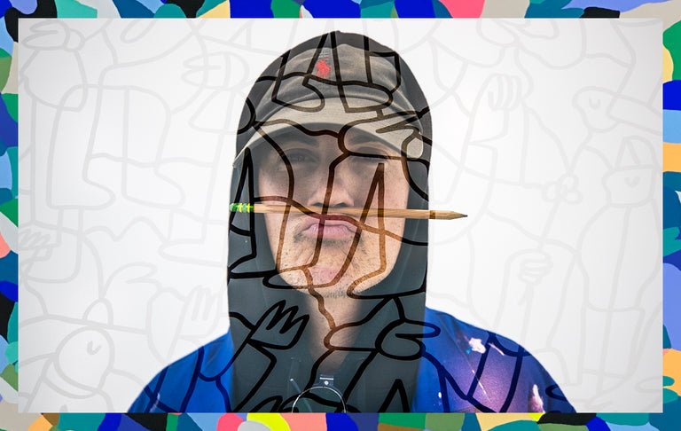 Hanging with Customs X First Thursdays artist Lucas Beaufort