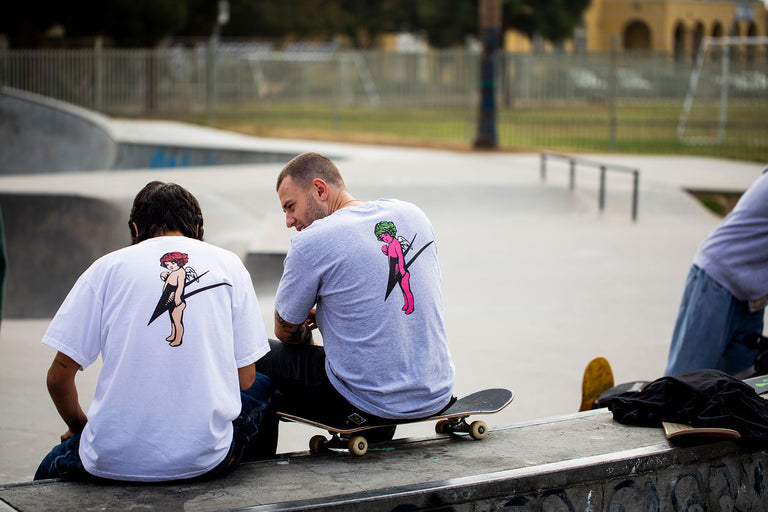 Vincent, Flaco, & Griffin Add Some Customs X Lakai Flare to the Session
