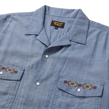 Seager Whippersnapper Chambray Shirt - Light Wash
