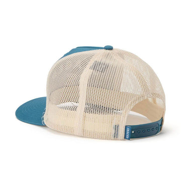 Seager Branded Trucker Snapback Hat - Blue