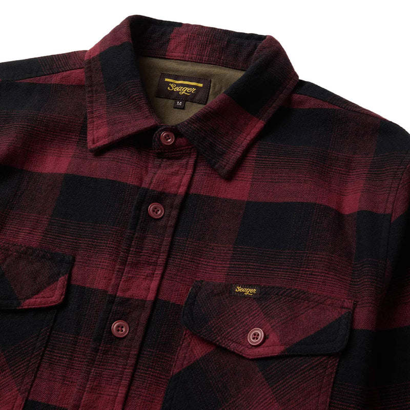Seager Calico Flannel Shirt - Red Rock Plaid