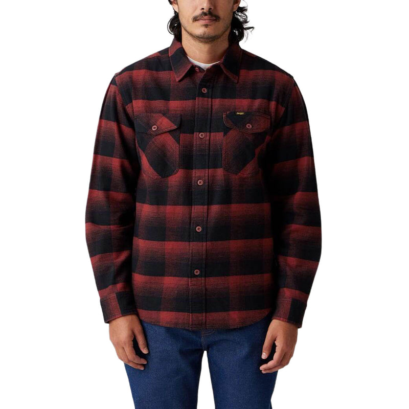 Seager Calico Flannel Shirt - Red Rock Plaid