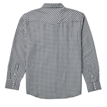 Seager Sawtoof Long Sleeve Shirt - Blue Check