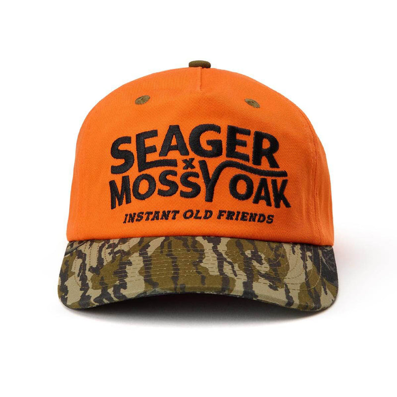 Seager I.O.F. Snapback Hat - Orange/Camo