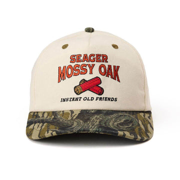 Seager MO Gone Hunting Snapback Hat - Cream/Camo