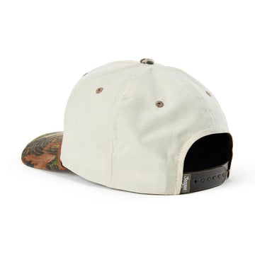Seager Branded Snapback Hat - Cream/Camo