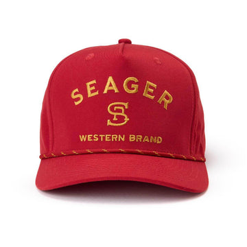 Seager Branded Snapback Hat - Maroon