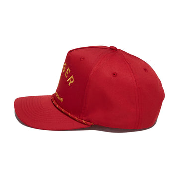 Seager Branded Snapback Hat - Maroon
