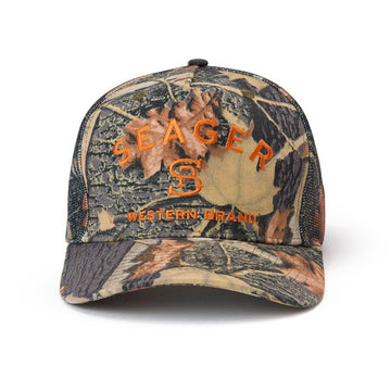 Seager Branded Trucker Snapback Hat - SJC Camo