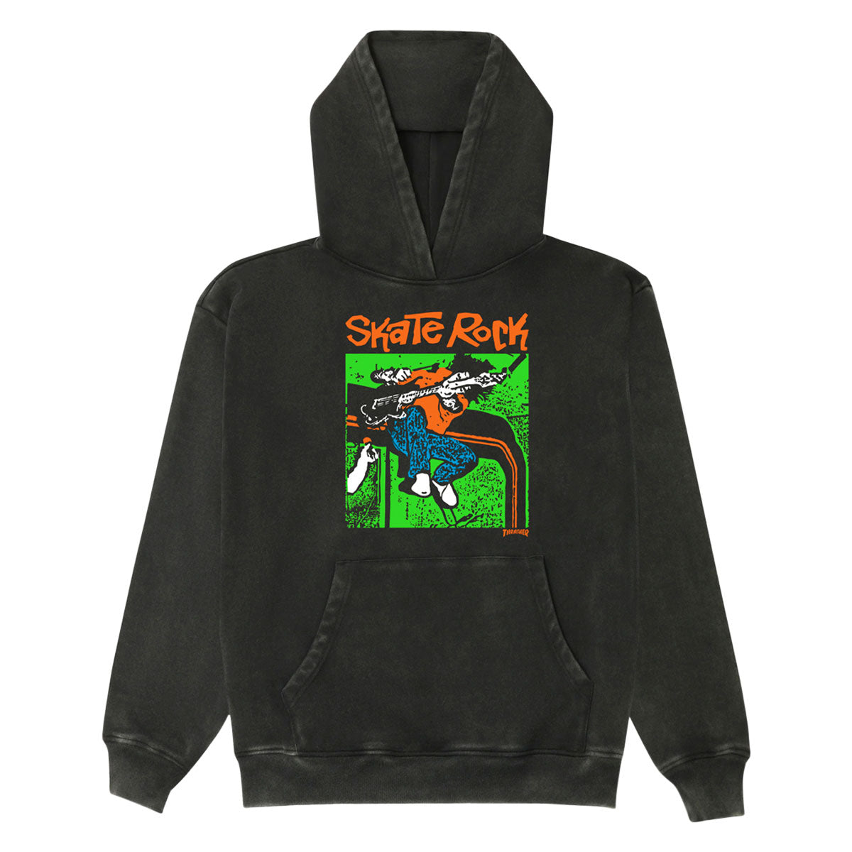 Thrasher Skate Rock Vol II Vintage Hoodie - Black – CCS