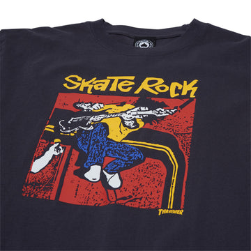 Thrasher Skate Rock Vol II Vintage T-Shirt - Navy